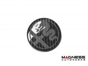 Alfa Romeo Giulia Steering Wheel Trim - Carbon Fiber - Center Badge Cover